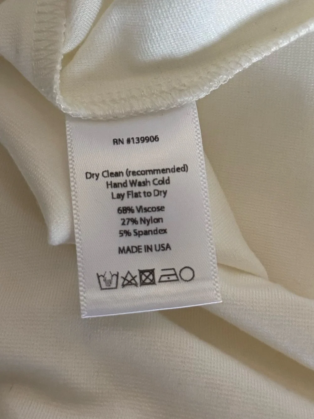 Ripley Rader Ponte Knit Wide Leg Pant XS Off White Pull On Stretch Minimalist - Picture 10 of 11